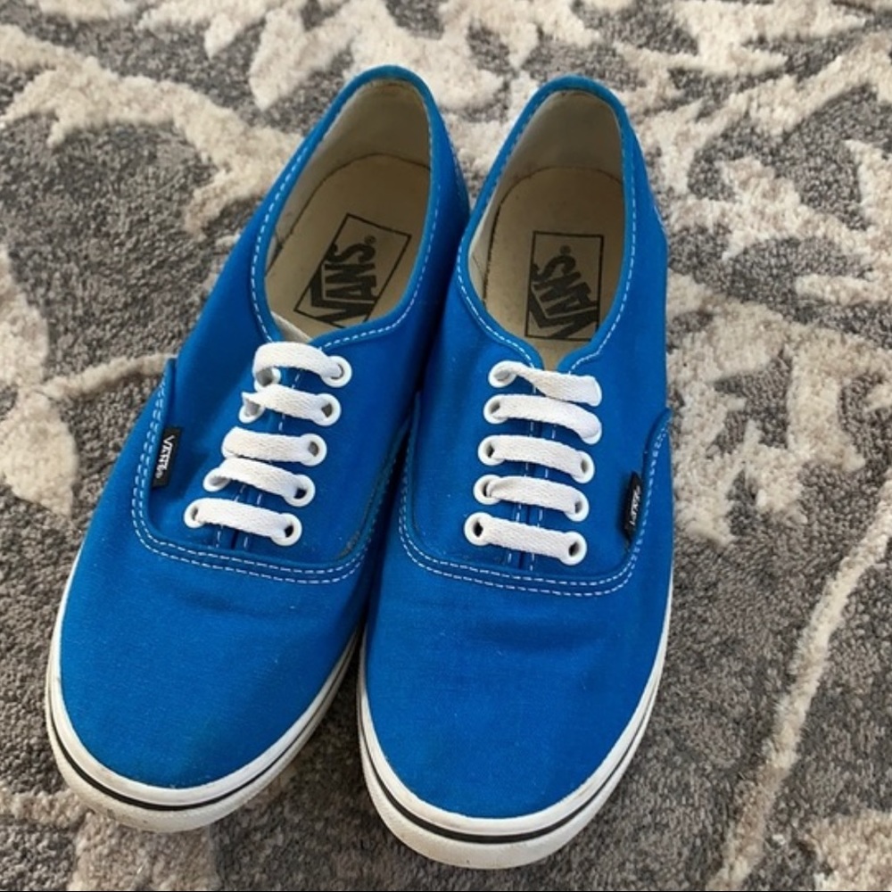 Blue Vans Authentic women’s Size 10.5